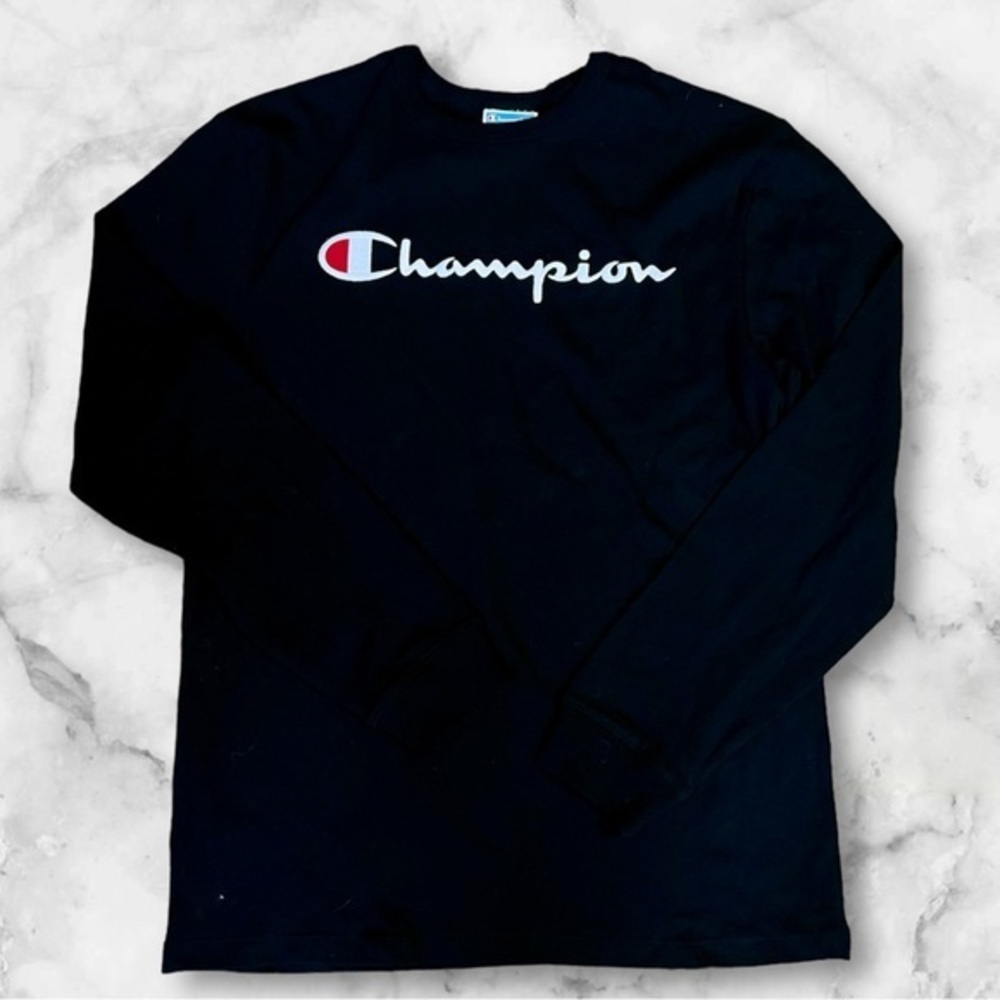 NWOT Champion Long Sleeve Embroidered T-Shirt